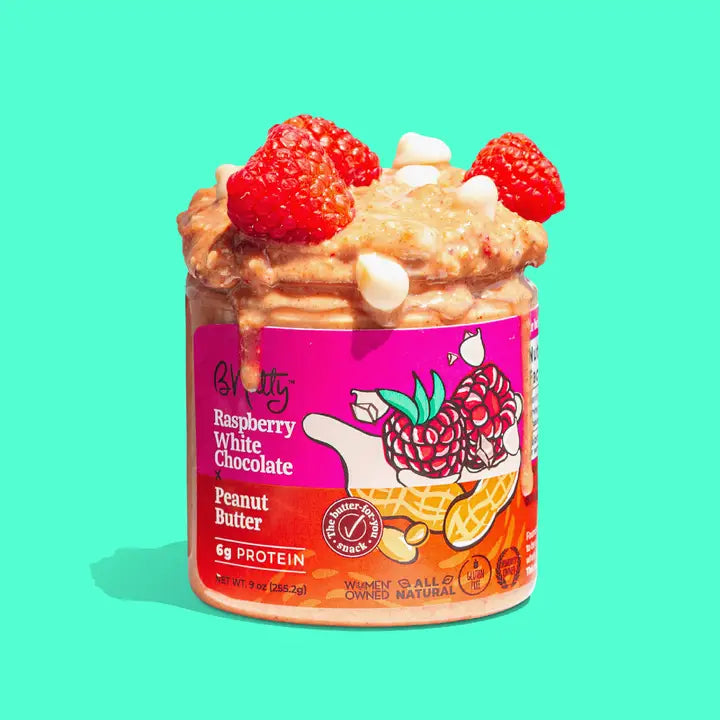 Raspberry White Chocolate BNutty Peanut Butter